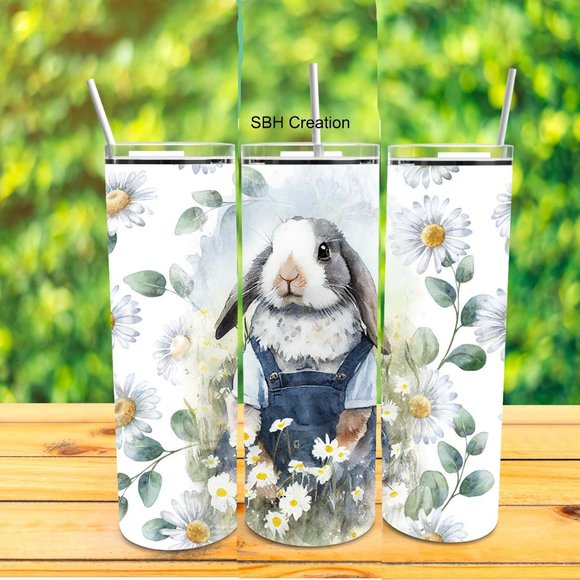 Spring Bunny Tumbler - Picture 1 of 1